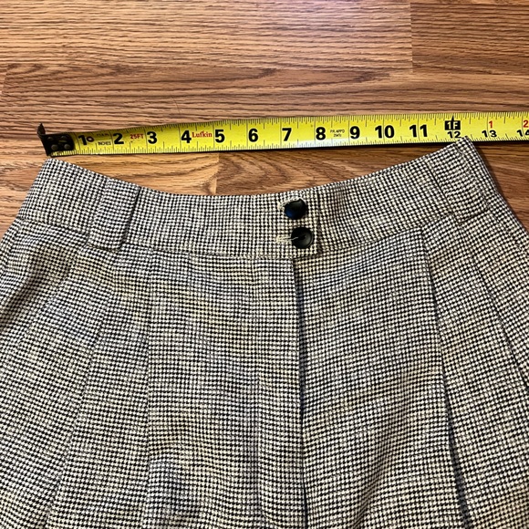 Vintage ESCADA Gray Pleated High Waisted Wool Pants Womens USA 6 / 38 - Picture 5 of 11